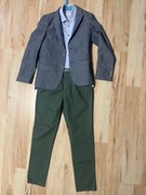 Komplet; marynarka, spodnie, koszula r. 146 (Reserved, Smyk)