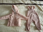 Zara 68 komplet ogrodniczki kurtka wiosenna 