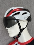 Kask rowerowy VICTGOAL z daszkiem i lampką LED – unisex, nowy