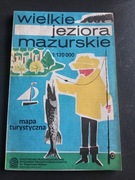 Mapa turystyczna "Wielkie Jeziora Mazurskie"