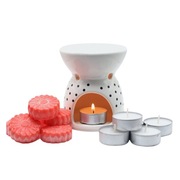 Kominek na świece zapachowe, tealight, wosk zapachowy. Prezent, relaks.