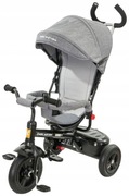 Rowerek trójkołowy Tobi Alex szary pompowane koła