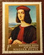 Portret młodzieńca. Rafael Santi. Węgry 1969 r