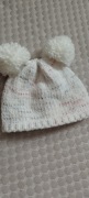 Czapka zimowa dla dziewczynki 9-12m