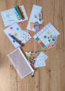 Zestaw Montessori dla dzieci gra logiczna dla dzieci zestaw gier 