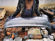 Zderzak Audi A4 B6 sedan tył 