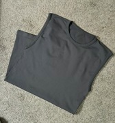 Ciemnoszary elastyczny podkoszulek tank top