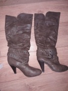 Buty zimowe, kozaki długie