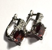 Srebrne Nowe Kolczyki Na Angielskim Zapięciu