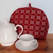 Ocieplacz na dzbanek/ imbryk w stylu świątecznym skandynawskim 