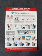 Safety Card / Karta Instrukcja Bezpieczeństwa Air Dolomiti Embraer 195