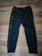 Just Cavalli spodnie dresowe czarne XL męskie oversize luźne joggersy