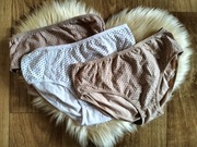 Majtki figi damskie zestaw 3 szt nowe bez metek 