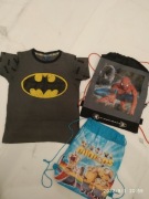 T-shirt chłopięcy Batman r 116, gratis worki szkl