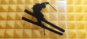 SKI NARTY NARCIARZ NAKLEJKA STICKER