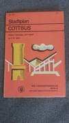 Stadtplan Cottbus DDR w języku niemieckim,angielskim, roś.