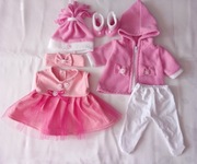 Duży zestaw ubranek dla lalki 42-45 cm Baby Born 