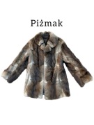 Futro naturalne z piżmaka damskie