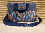 Aktówka/ Torba na laptopa handmade rękodzieło 