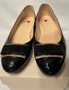 Buty baleriny czarne Hogl r.42  skóra WYPRZEDAŻ SZAFY 