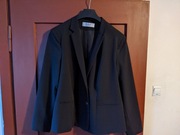 Czarna marynarka damska, rozm. 52, klatka 2x53 cm