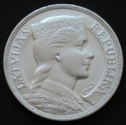 Łotwa 5 lati 1931  -  srebro