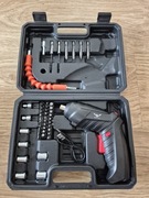 Wkretak elektryczny Wkrętarka 3.6V 5Nm wielofunkcyjna Walizka 47 elementów 