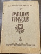 stary podręcznik języka francuskiego 1948 rok