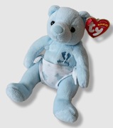 Ty Beanie Babies 2003 It's a Baby! Miś niebieski New Baby maskotka 13cm