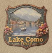 Magnes na lodówkę LAKE COMO Italy Jezioro Włochy Rzym Watykan(40)