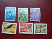 Polska 1988 MNH Mi. 3134/39 Fauna Owady Ważki
