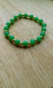 Bransoletka handmade z zielonej adwenturyny