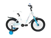 Rower Majdller 16'' BELLA 16 Biały-niebieski-grafit