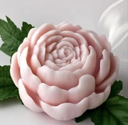 Duża PIWONIA Kwiat forma silikonowa 8*8*4.8 do odlewów Świec Mydła Czekolad