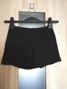 Czarne krótkie spodenki damskie sportowe rozmiar M