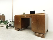 Antyczne biurko z lat 40-tych w stylu art deco. Po renowacji.