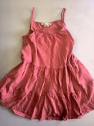 H&M KORALOWA SUKIENKA BASIC BAWEŁNA R.98/104