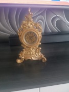 Zegar PRL mosiężny 