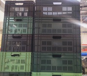 Skrzynki plastikowe 60x40x24 cm - solidne, duża ilość