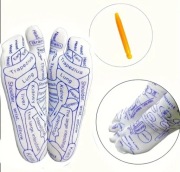 Zestaw skarpet do refleksoterapii do masażu stóp I akupresury 