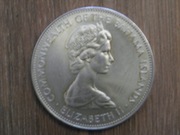 5 dollarów BAHAMA. Rok 1971. Moneta mennicza. Lustrzanka. Srebro 925.