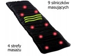MATA MASUJĄCA DO MASAŻU NA FOTEL MASAŻER WIBRACYJNY Z FUNKCJĄ GRZANIA