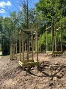 Paliki do drzew pale sosnowe belki tyczki kołki słupki impregnowane