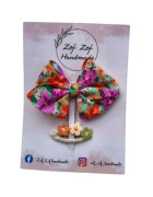 Zestaw spinek handmade kokarda kwiaty