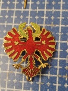 Orzeł tyrolski Tyrol mosiądz emalia