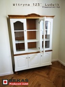 Prześliczna Witryna 123` Prowansalska Biały Dąb Ludwik Producent BEKAS