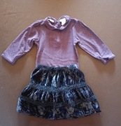 Komplet body next i spódniczka cool club 12-18 m r. 86/92