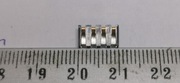Styk baterii , 4-stykowy, rozstaw 2.5mm, 3A . SMD cena za 5szt