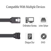 SATA Kabel do transmisji danych 90 stopni pod kątem prostym Kabel SATA III