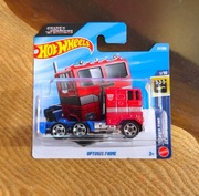 Hot Wheels Optimus Prime Case B 27/250 1/10 Screen Time Transformers